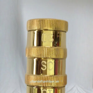 Hộp dầu 3 ngăn xi vàng - HD001