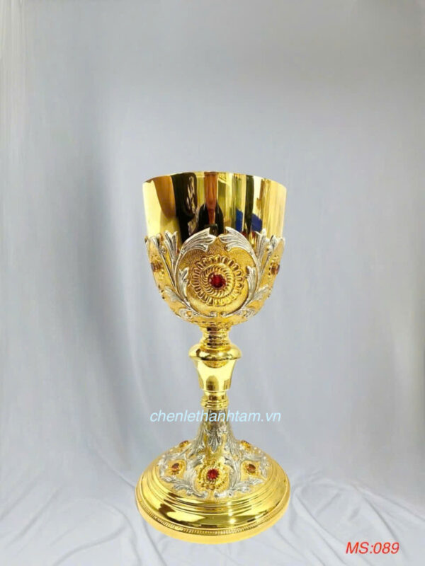Chén Lễ  xi vàng và bạc - CLXV 089