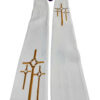 Dây Stola Linh Mục ( 2 mặt 2 màu , Trắng - Tím)  - MS03