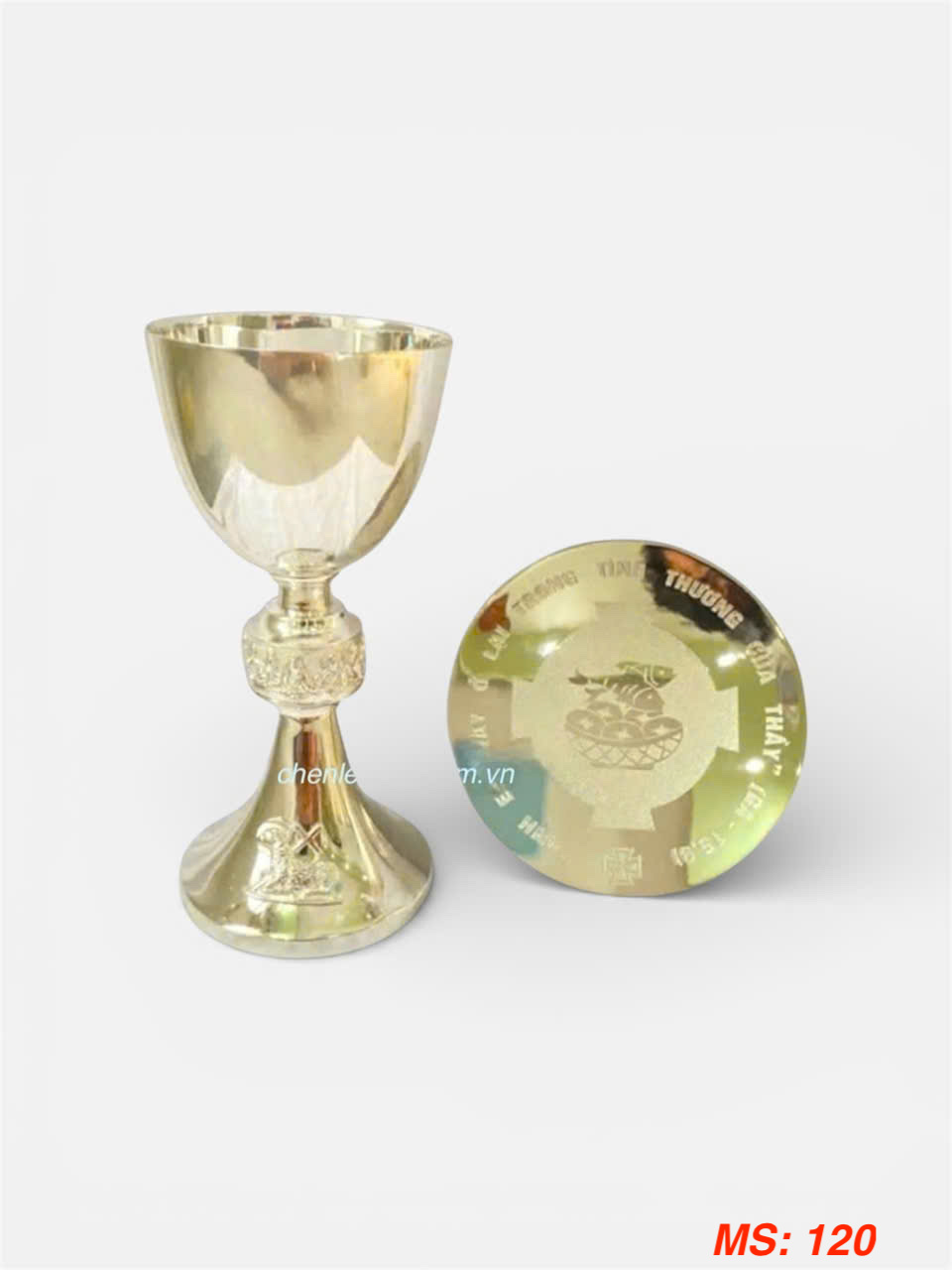 Chén Lễ đồng xi bạc - CLXV 120