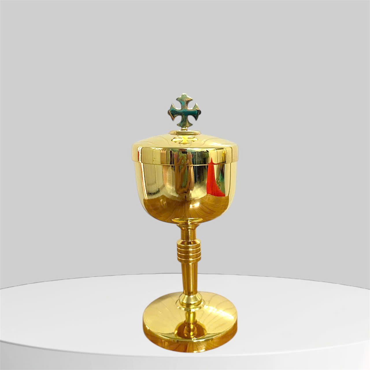 Bình Cibore đồng xi vàng 100 bánh - B32