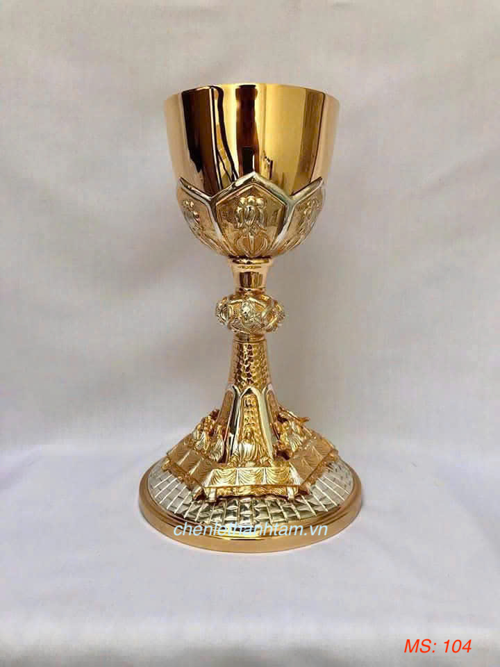 Chén Lễ đồng xi vàng - CLXV 104