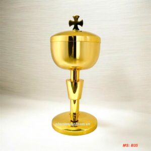 Bình Cibore đồng xi vàng - B35